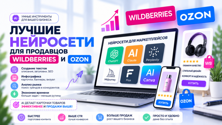 Лучшие нейросети для продавцов Wildberries и Ozon